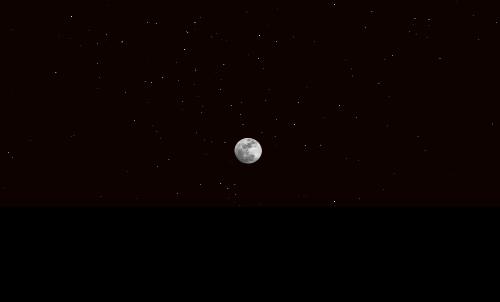 Second Life Night's Moon - I went up high as I could go and wound up finding myself looking at nothing but stars and a beautiful moon. Just thought I'd upload it somewhere and see what happens.