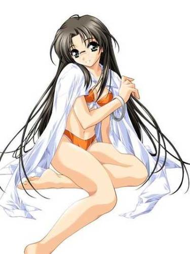 sexy anime - sexy anime wearing two piece