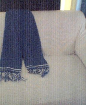 husband's scarf - scarf I made for my husband