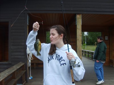 fishing - kissing my fish :]