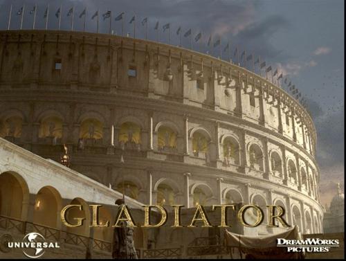 Gladiator - film - Gladiator is a 2000 historical action/drama film directed by Ridley Scott, starring Russell Crowe and Joaquin Phoenix. Crowe portrays the loyal General Maximus Decimus Meridius, who is betrayed when the Emperor's ambitious son Commodus (Phoenix) murders his father and seizes the throne. Reduced to slavery, Maximus rises through the ranks of the gladiatorial arena to avenge the murder of his family and his Emperor.  The film won five Academy Awards in the 73rd Academy Awards ceremony, including the Academy Award for Best Picture. While Gladiator was criticized by historians for its historical inaccuracies, its epic scope and intense battle scenes won praise. The film's success may have helped to revive the historical epic genre, with subsequent films such as Troy, Alexander, 300 and Kingdom of Heaven, the last of which was also directed by Scott.