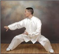Taichi - Performing taichi chuan.