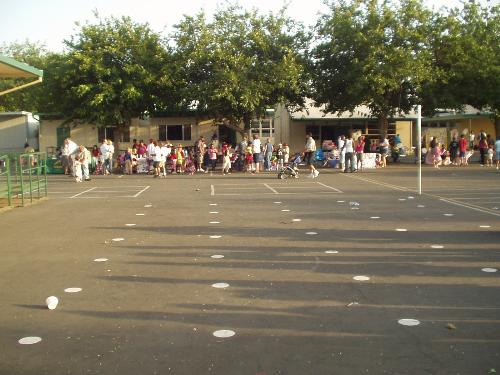 Have you ever been in a crowd of people and felt a - This was at the kids' school carnival this year. We don't know anybody and it just is a little lonely sometimes to be in a crowd of people and not know anyone. It's very hard to make friends.