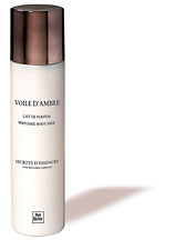Voile d'Ambre fragranced Body Milk - A hydrating perfumed veil for the body... The Voile d'Ambre perfumed milk envelopes your body with this sensual oriental fragrance. It’s hydrating formula, enriched in palm oil which melts onto the skin leaving a veil of perfume and infinite softness