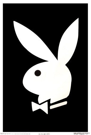playboy bunny  - In the seventies, this black and white image became an eternal symbol for virility and sexuality.
