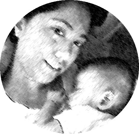 my son and me  - all im feeling is love never regret, never pain. whn you see him... its all worth it.