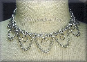 Scallop necklace - This is one of my necklace designs. It makes a great choker.