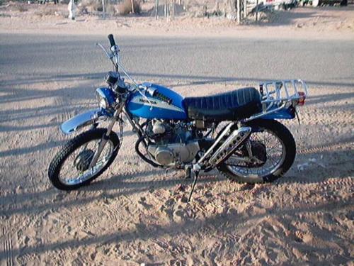 1972 Honda 175 - A vintage honda enduro