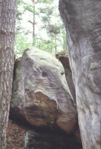 Face - Face in rock, taken in Czech Republic