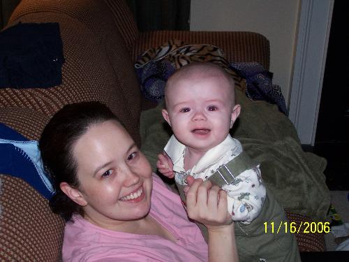 mommy and zach - zach talking to the camera