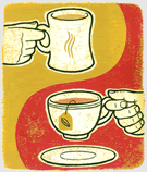 Tea or coffee ? - The hot beverage you like the most to drink and the reason for drinking it more.