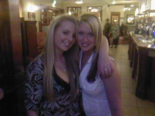 jo and k - me and my friend kristina out in warrington
