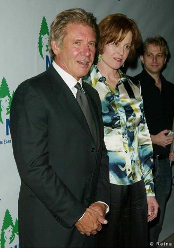 Harrison Ford - Sigourney Weaver Natural Resources Defense Council's 5th Annual FORCES FOR NATURE GALA EVENT honoring Harrison Ford at Pier 60 in Chelsea , NY.