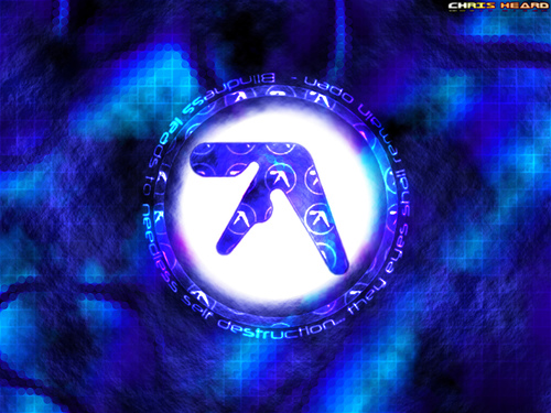 aphex twing logo - It is the Aphex Twin logo