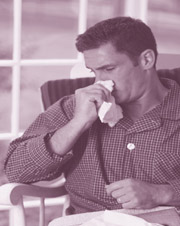 cold and cough - a man having cold and cough