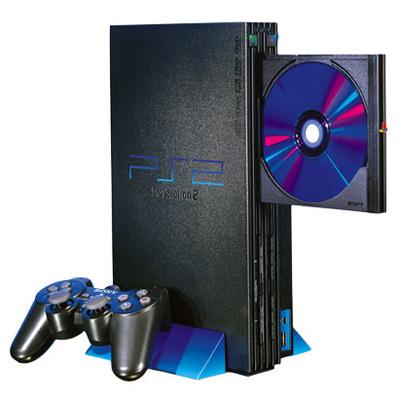 PS2 Black - Ps2 gaming console, black.