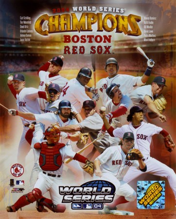 Boston Red Sox - poster for 2004 World Series