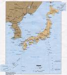 Japan - Colorful map of Japan