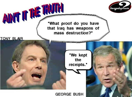 blair and bush - Here are 2 real WMD&#039;s