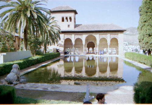 Alhambra Palace.  - This is a part of Alhambra Palace situated in Granada in the South of Spain.