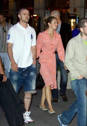 justin timberlake and jessica biel - JT with rumoured girlfriend, jessica biel