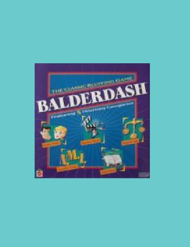 Balderdash,game - Game board