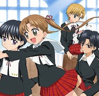 ga - A cute pick of Mikan, Ruka, Natsume and Hotaru