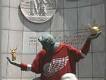Red Wings - The Spirit of Detroit statue dressed in a Red Wings jersey