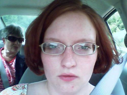 new haircut - Wanted to get a bob. I was just sick of my hair. She took about an inch and a half off. I got hair dye I&#039;m gonna put on tonight.