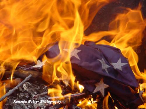 Flag Day Ceremony with Fire - This is one of many photos that my daughter, Amanda Potter, has taken. I have her permission to share some of her portfolio. I am very proud of my talented daughter.
