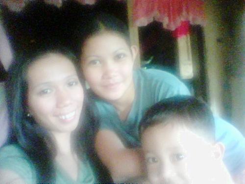 Miv and I - My bestfriend Miver with her nephew