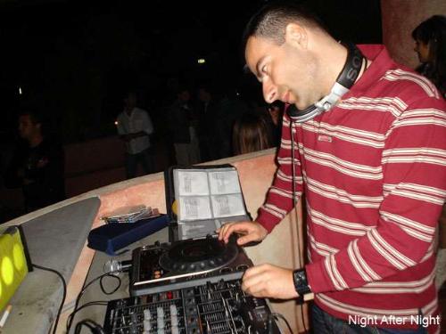 Me at Banana Disco, starting summer season 2007 - On the mix!