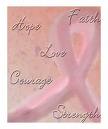 breast cancer - pink breast cancer ribbon