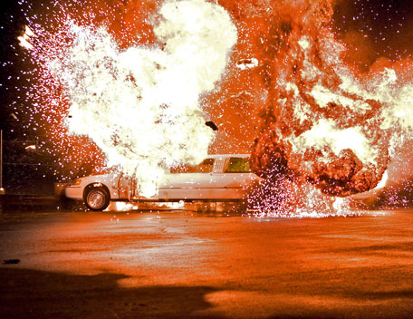 Limo explosion - Vince McMahon limo explosive. Is it real?