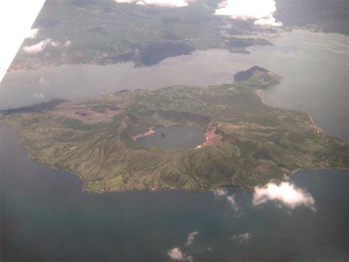 Taal Volcano - Aerial image of Taal Volcano.