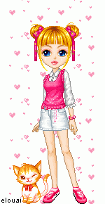 pink me - A doll of me dressed in pink.