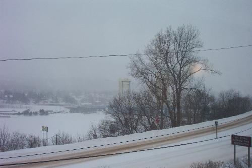 Photo taken from my front porch in March - Snow!