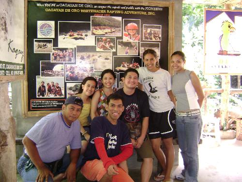 rafting - rafting pictures with the group.