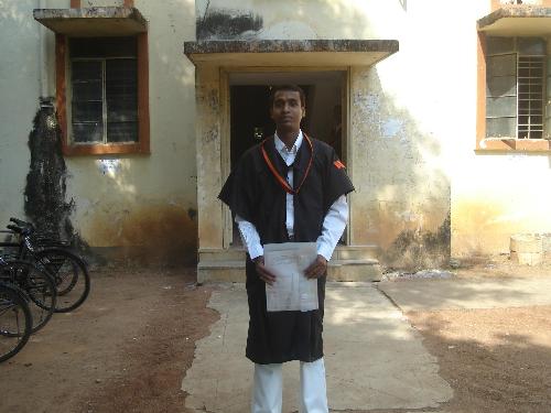 out side 1st block - Before gng for convocation