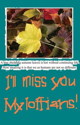 miss you - i&#039;ll be missing you all