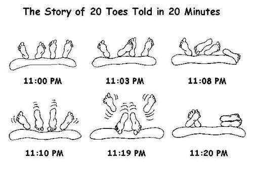 Story of toes - check this out.......!