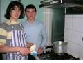 boys cooking at home .. :-) - Guys cooking at home..
