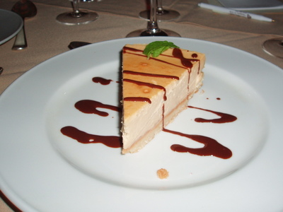 Pasta - A sweet desert after the food is always welcome.