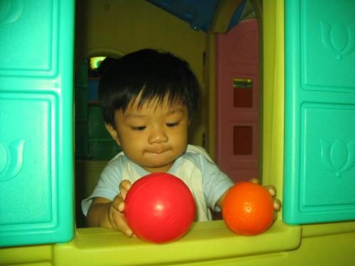 Funtime with baby. -    A funfilled day at the mall.