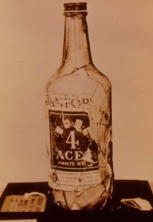 Bottle  - Bottle of alcohol