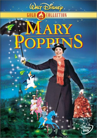 mary poppins  - the cover of Mary Poppins movie dvd , it's really a touched movie