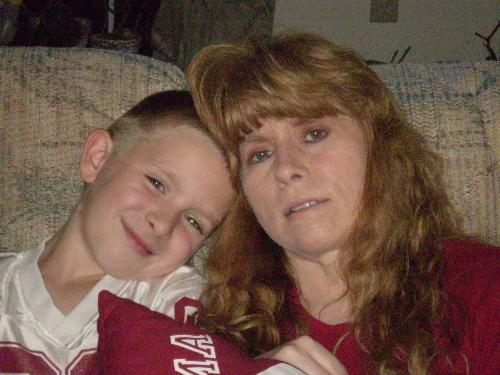 My Family - This is my most loving wife and son. They mean more to me than anything on earth. They mean more to me than anything you can emagine, except my Savior Jesus.