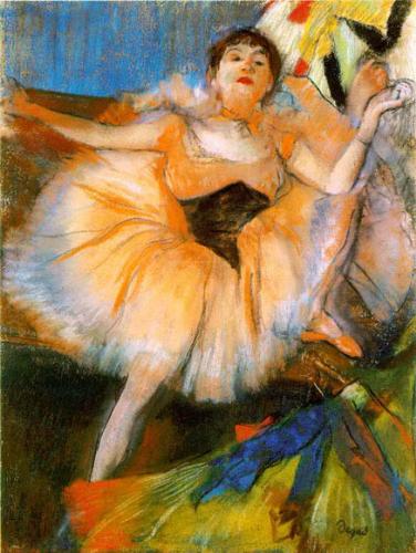 Dancer - A painting of a dancing girl.
