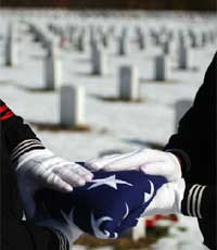A properly folded flag. May we all learn to respec - A properly folded flag. May we all learn to respect our flag.