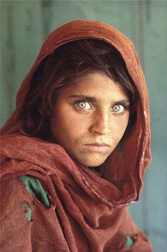 Young Afghan Girl - The Young Afghan Girl by Steve Mc Curry